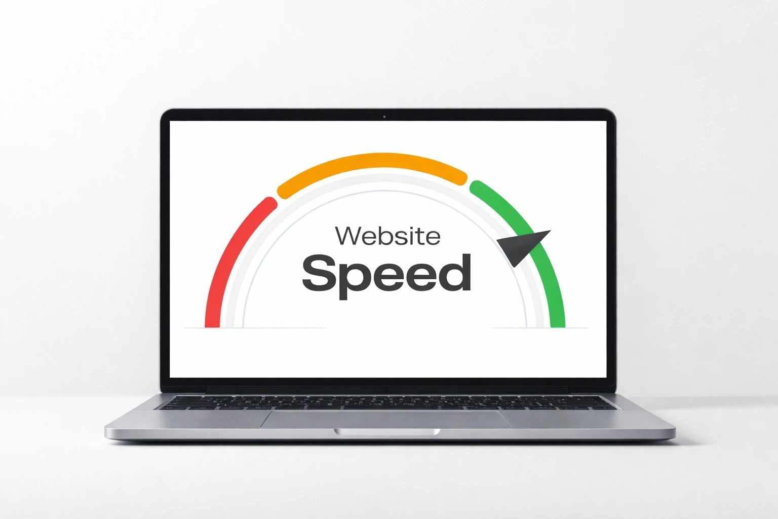 Website performance monitoring on a laptop
